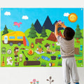 Mural Criativo Montessori - Camping 