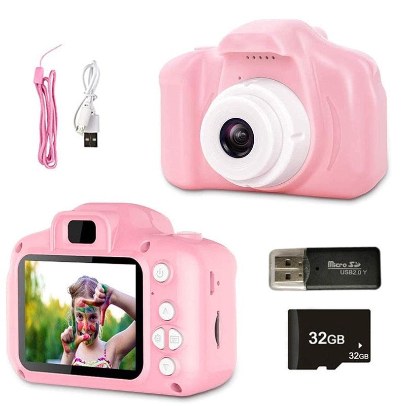 Câmera Digital Infantil Rosa
