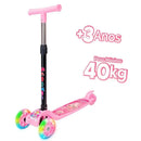 Patinete Infantil 3 Rodas De Led