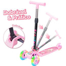 Patinete Infantil 3 Rodas De Led