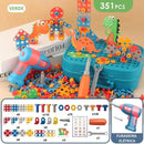 Maleta de Ferramentas Infantil + Furadeira Elétrica - LK STORE