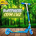 Patinete Infantil com Luz Led e Freio