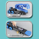 Jeep com Pista Dobrável 6 Carrinhos