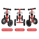 Bicicleta de Equilíbrio 4 Rodas para Bebês