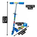 Patinete Infantil com Luz Led e Freio