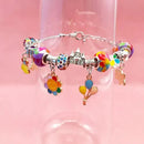 Kit Pulseiras e Berloques Infantil - 66 Peças - LK STORE