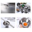 Kit cozinha infantil inox - 25 Peças - LK STORE