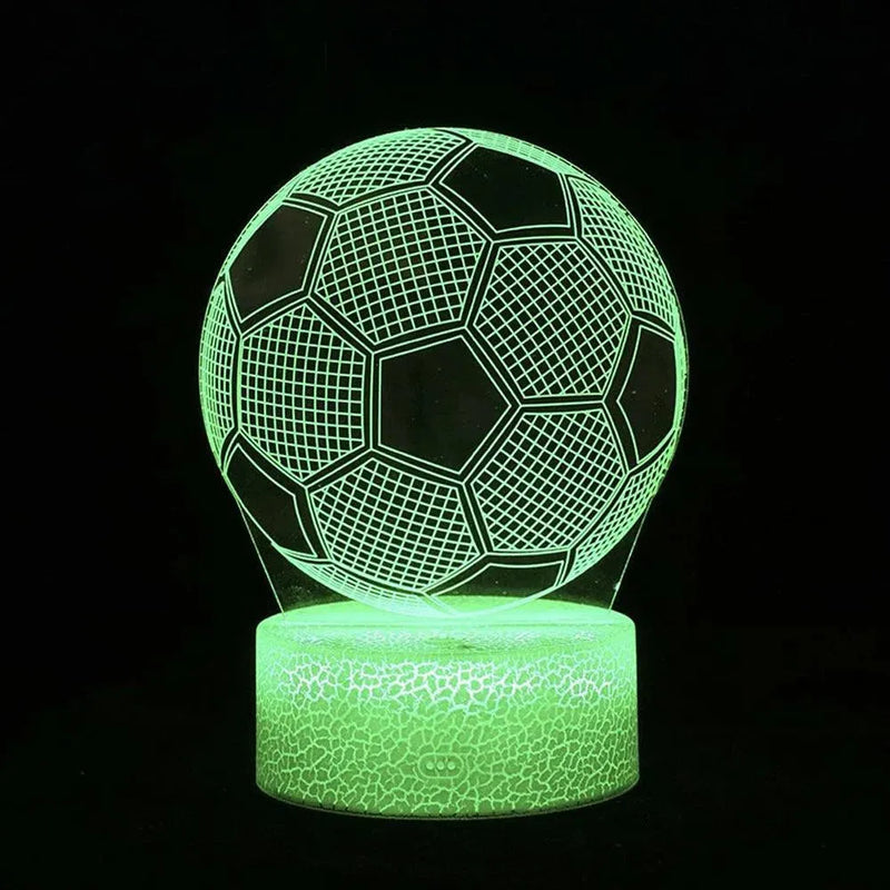 Luminária Cristiano Ronaldo - Messi 3D Com Controle 16 Cores