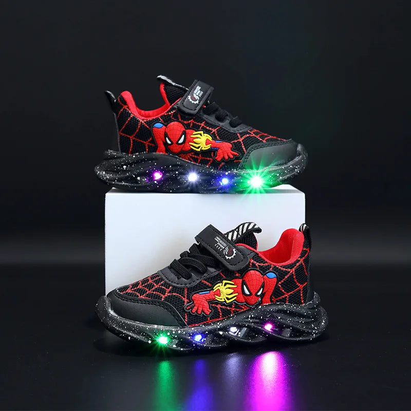 Tênis Led - Homem Aranha