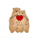 Quebra-Cabeça Personalizado - Família Urso