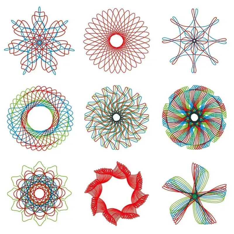 Kit De Desenho Spirograph 22 Peças