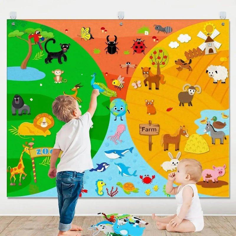 Mural Educativo Montessori