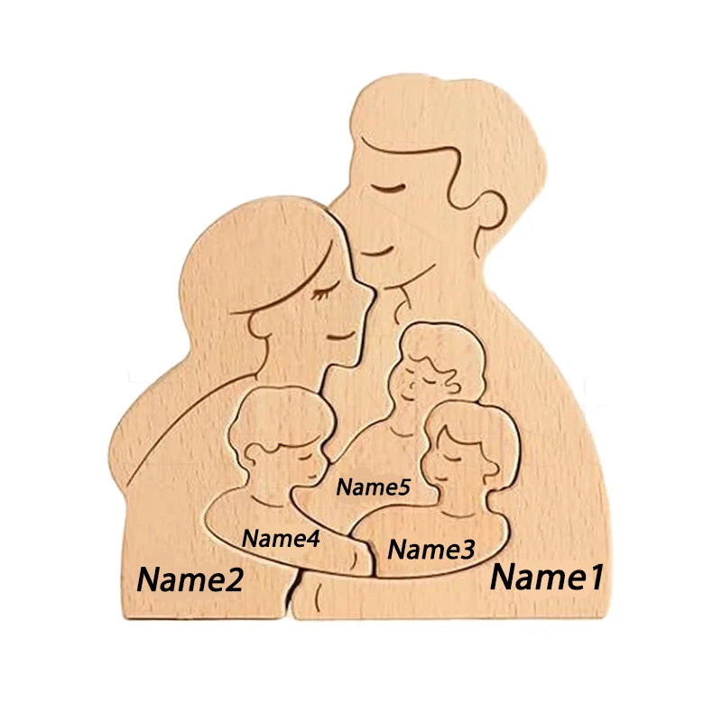 Quebra-Cabeça Família - Personalizado