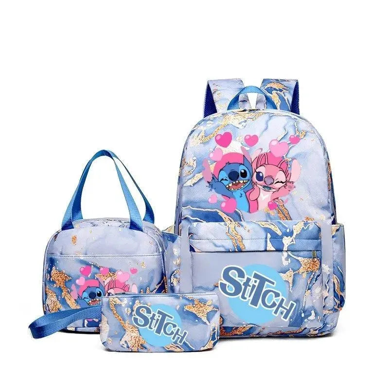 Kit Mochila Infantil Stitch