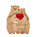 Quebra-Cabeça Personalizado - Família Urso