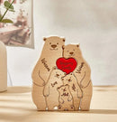 Quebra-Cabeça Personalizado - Família Urso