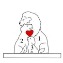 Quebra-Cabeça Família de Leões - Personalizado