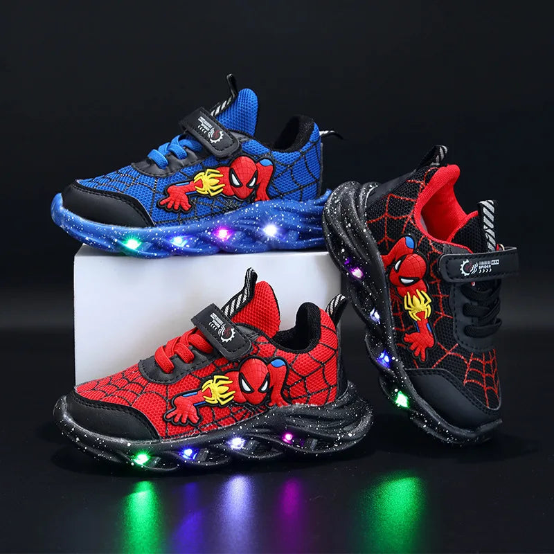Tênis Led - Homem Aranha