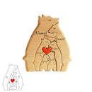 Quebra-Cabeça Família Urso - Nome Personalizado