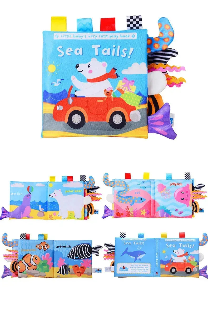 Livros De Pano Macio Para Bebês