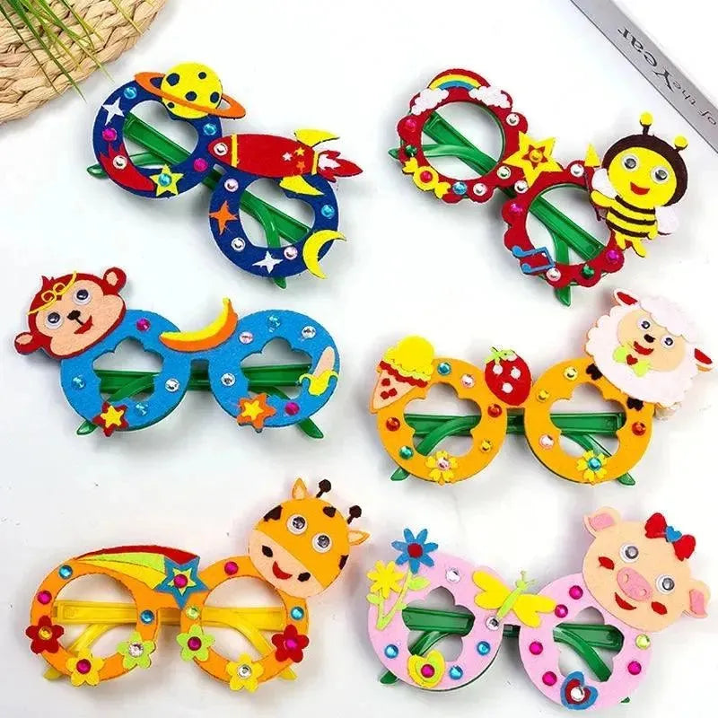 Kit Óculos de Artesanato Criativo DIY 5 Peças