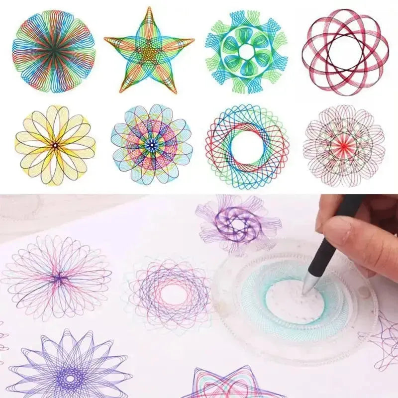Kit De Desenho Spirograph 22 Peças