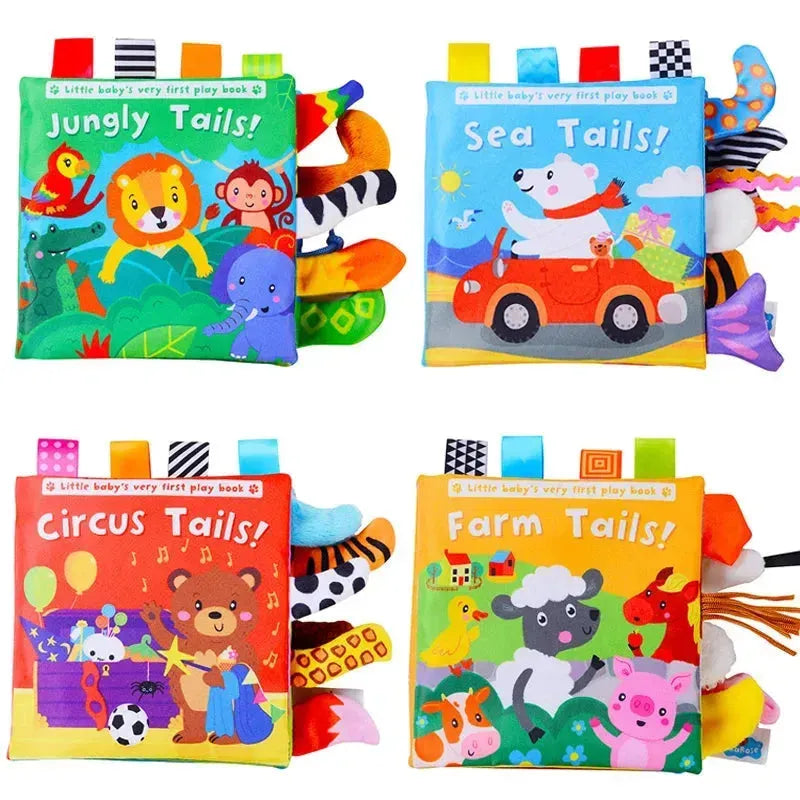 Livros De Pano Macio Para Bebês