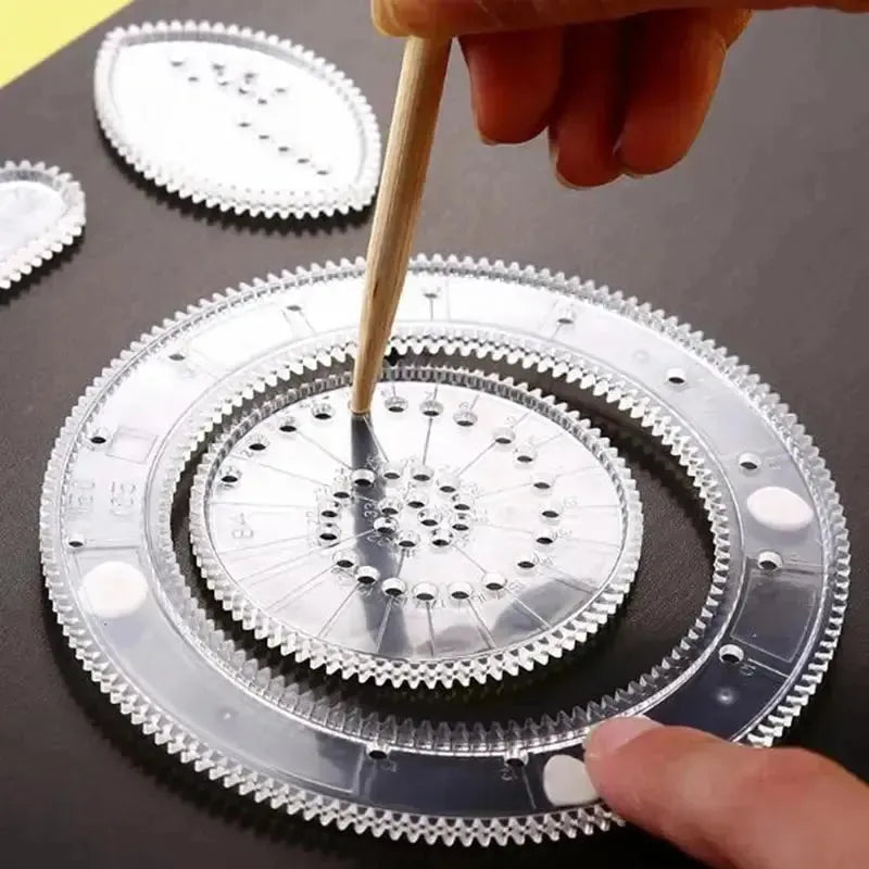 Kit De Desenho Spirograph 22 Peças