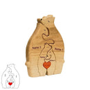 Quebra-Cabeça Família Urso - Nome Personalizado