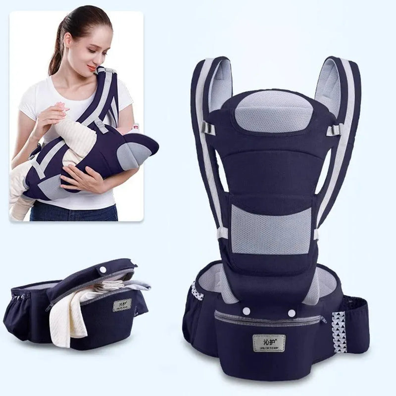 Mochila Bebê Canguru Ergonômico - Multi Funcional - LK STORE