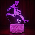 Luminária Cristiano Ronaldo - Messi 3D Com Controle 16 Cores
