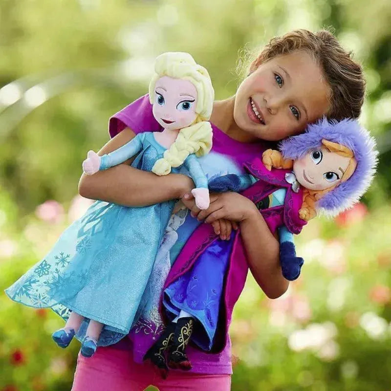 Boneca De Pelúcia Frozen Elsa Anna