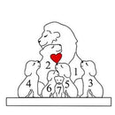 Quebra-Cabeça Família de Leões - Personalizado