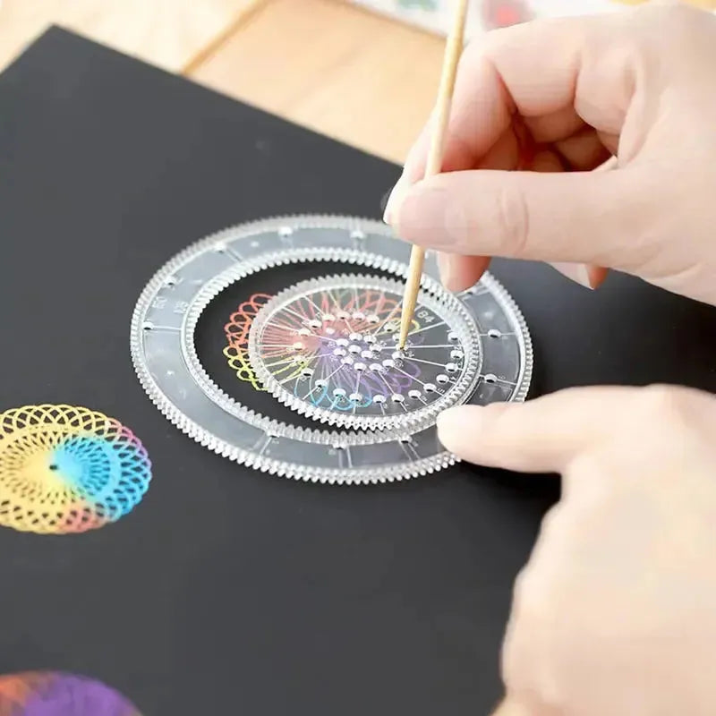 Kit De Desenho Spirograph 22 Peças