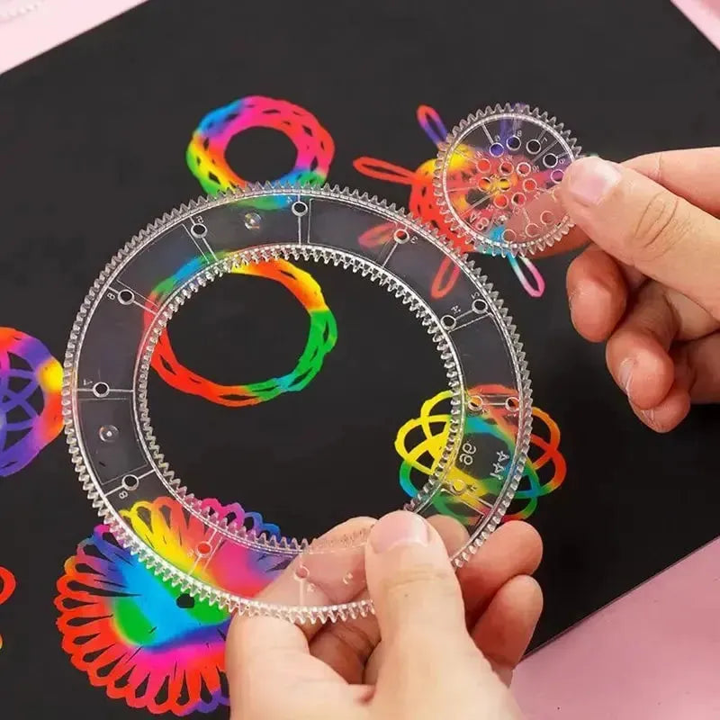 Kit De Desenho Spirograph 22 Peças