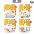 Fralda Ecológica Comfort Baby Ajustável - Kit 4un - LK STORE